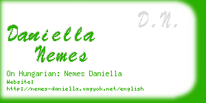 daniella nemes business card